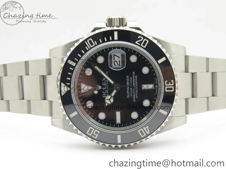 41mm Ceramic Steel Black 1:1 Edition Best A3235 904L LN VVSF 126610 Submariner 0228